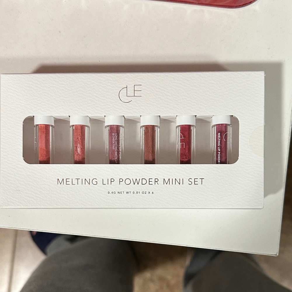 Melting Lip Powder Mini Set - Red and Pink Shades